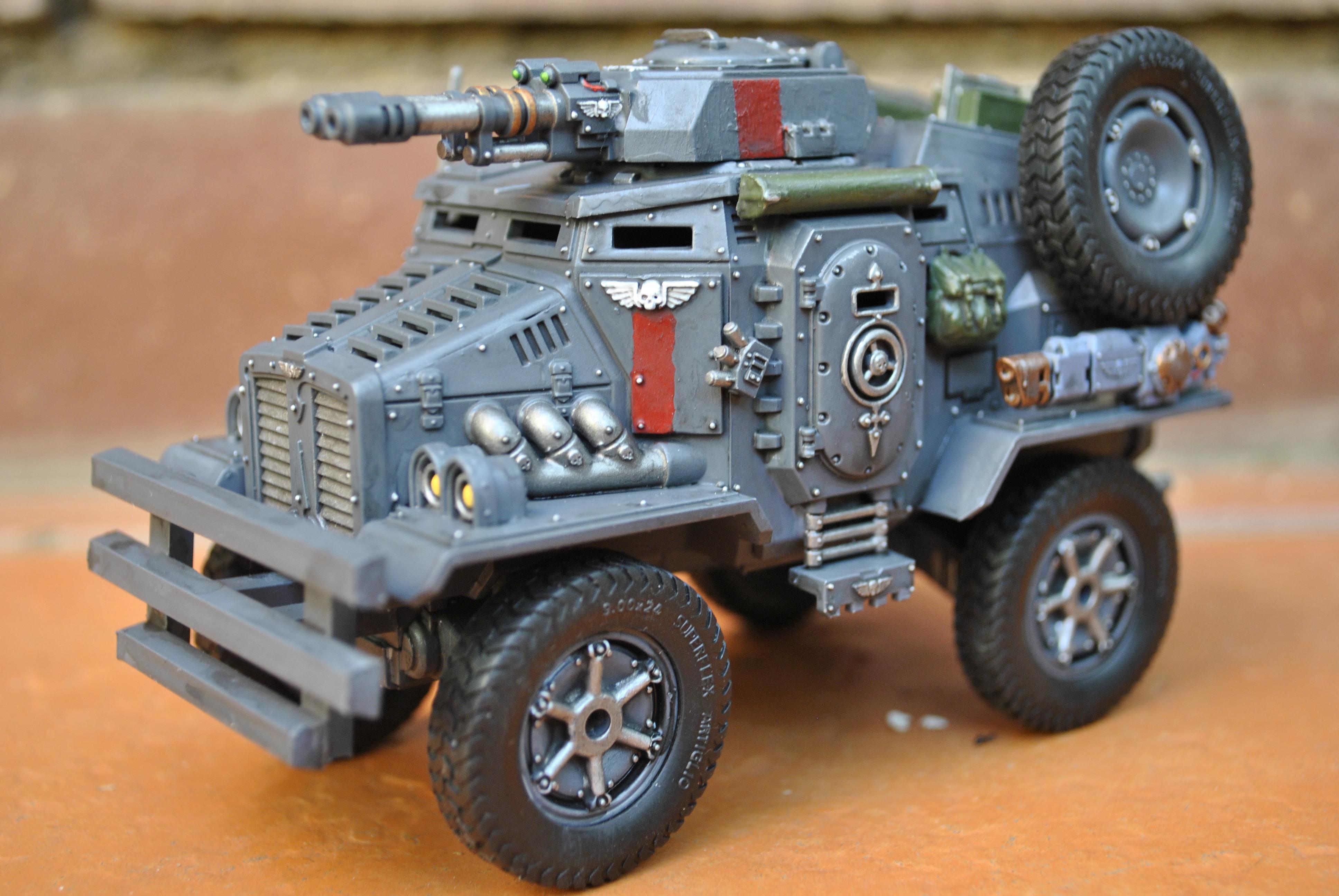 Imperial Guard Taurox Wheeled Taurox Prime Casspir Left Angle 3626